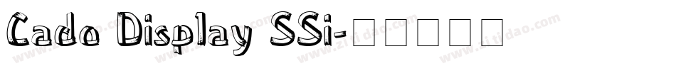 Cado Display SSi字体转换